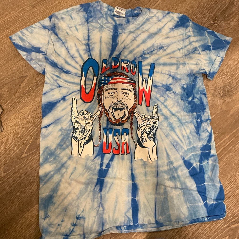 Old Row Tie Dye Post Malone shirt
